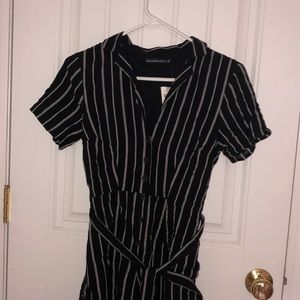 Abercrombie & Fitch Striped Romper